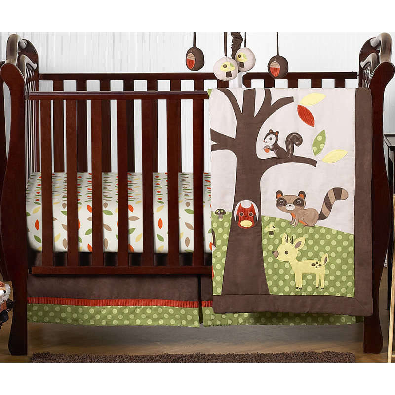 Sweet Jojo Designs Forest Friends 4 Piece Crib Bedding Set Wayfair